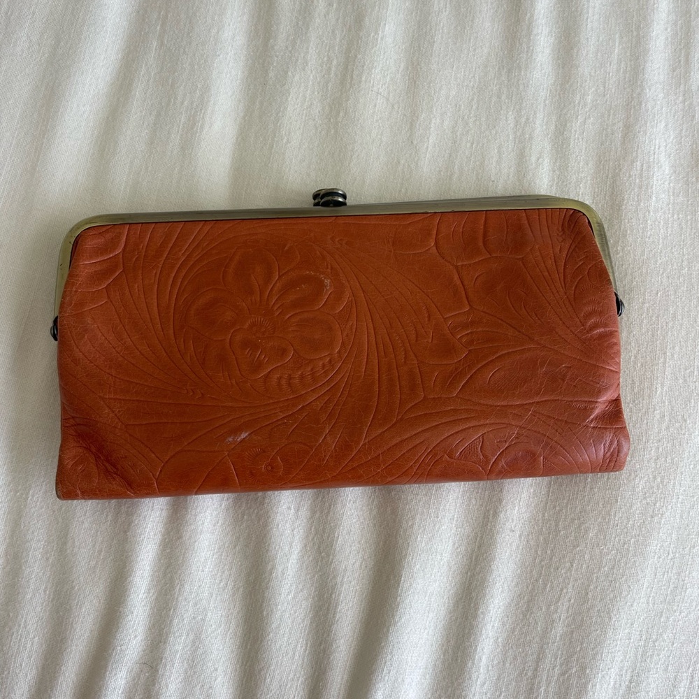 Hobo “Lauren” wallet in embossed